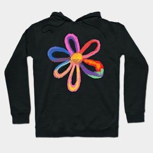 Neon Flower Hoodie